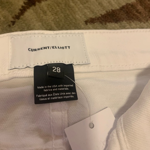 Current/Elliott white shorts cut off - Picture 2 of 4